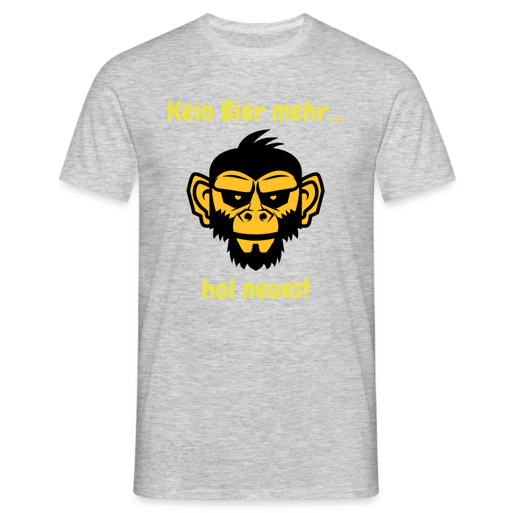 Kein Bier mehr...hol neues - Grau meliert