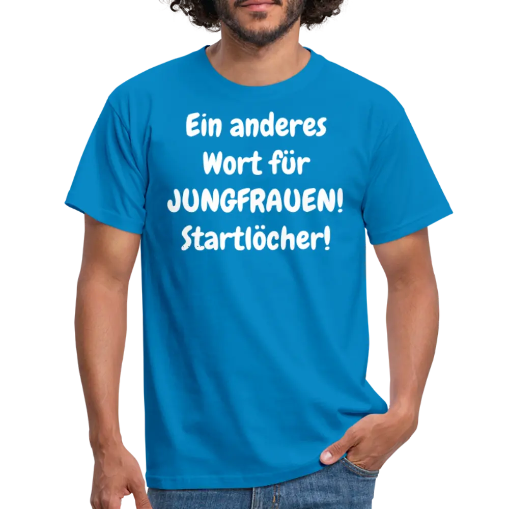 Ein anderes Wort für JUNGFRAUEN! Startlöcher! - Royalblau