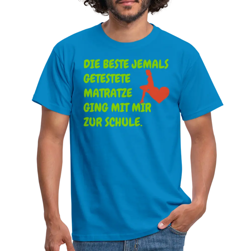 DIE BESTE JEMALS GETESTETE MATRATZE GING MIT MIR ZUR SCHULE. - Royalblau
