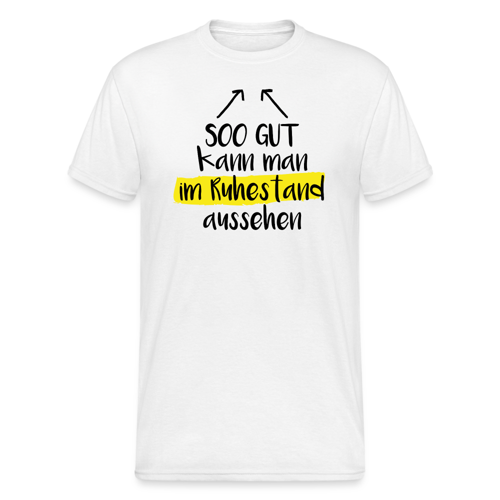 im Ruhestand - weiß