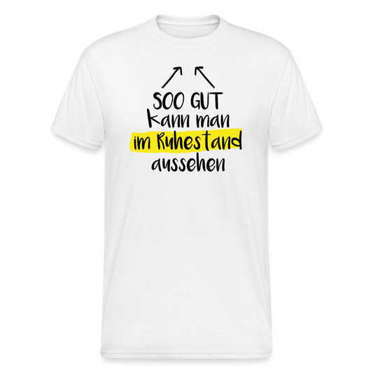 im Ruhestand - weiß