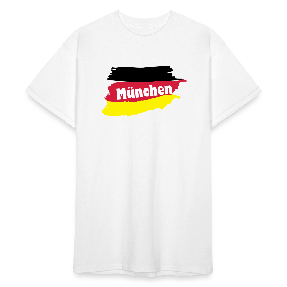 Tshirt Deutschland München Flagge - weiß