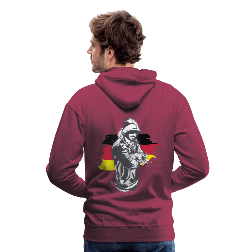 Hoodie Kriminell Hände verschränkt - Bordeaux