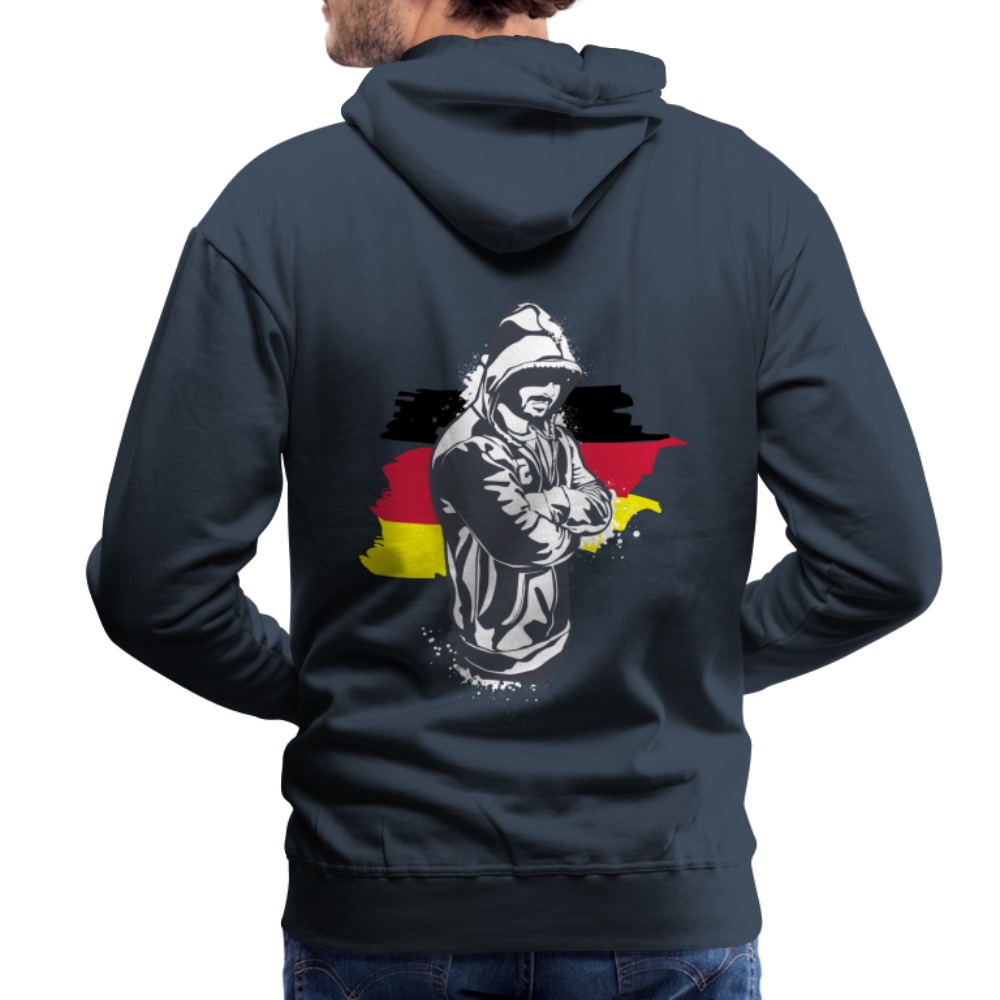 Hoodie Kriminell Hände verschränkt - Navy