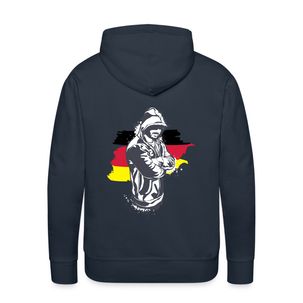 Hoodie Kriminell Hände verschränkt - Navy