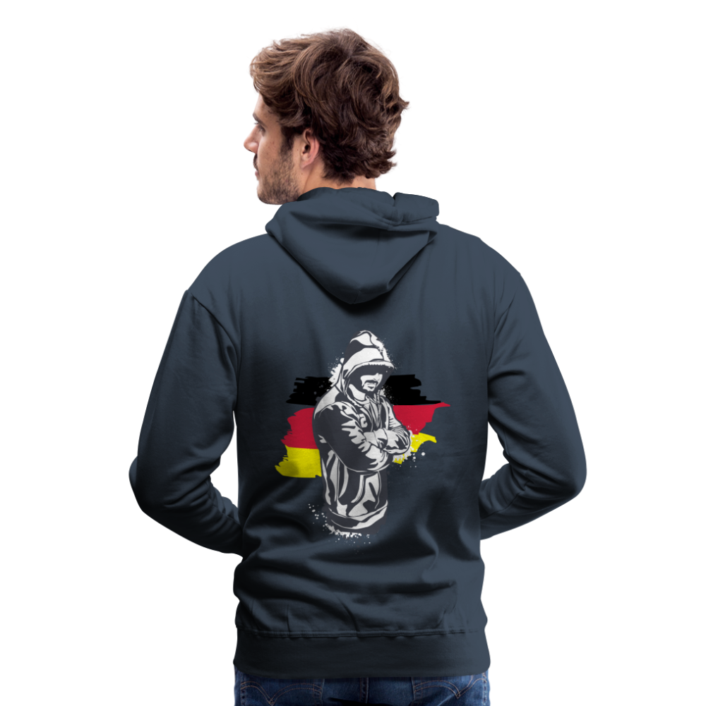 Hoodie Kriminell Hände verschränkt - Navy