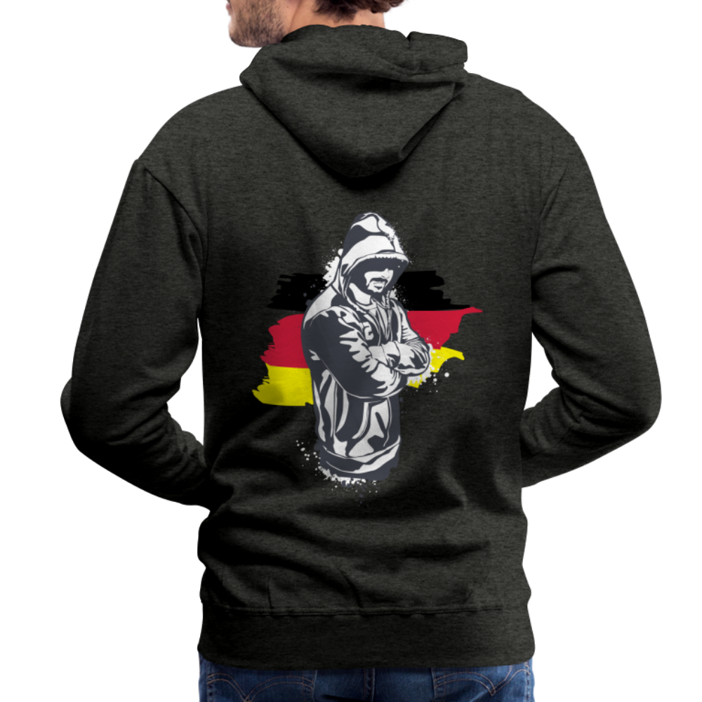 Hoodie Kriminell Hände verschränkt - Anthrazit