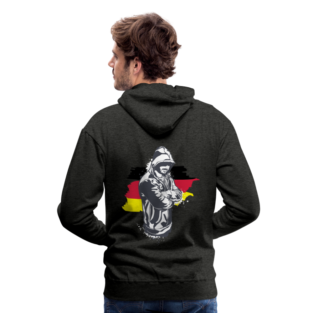 Hoodie Kriminell Hände verschränkt - Anthrazit