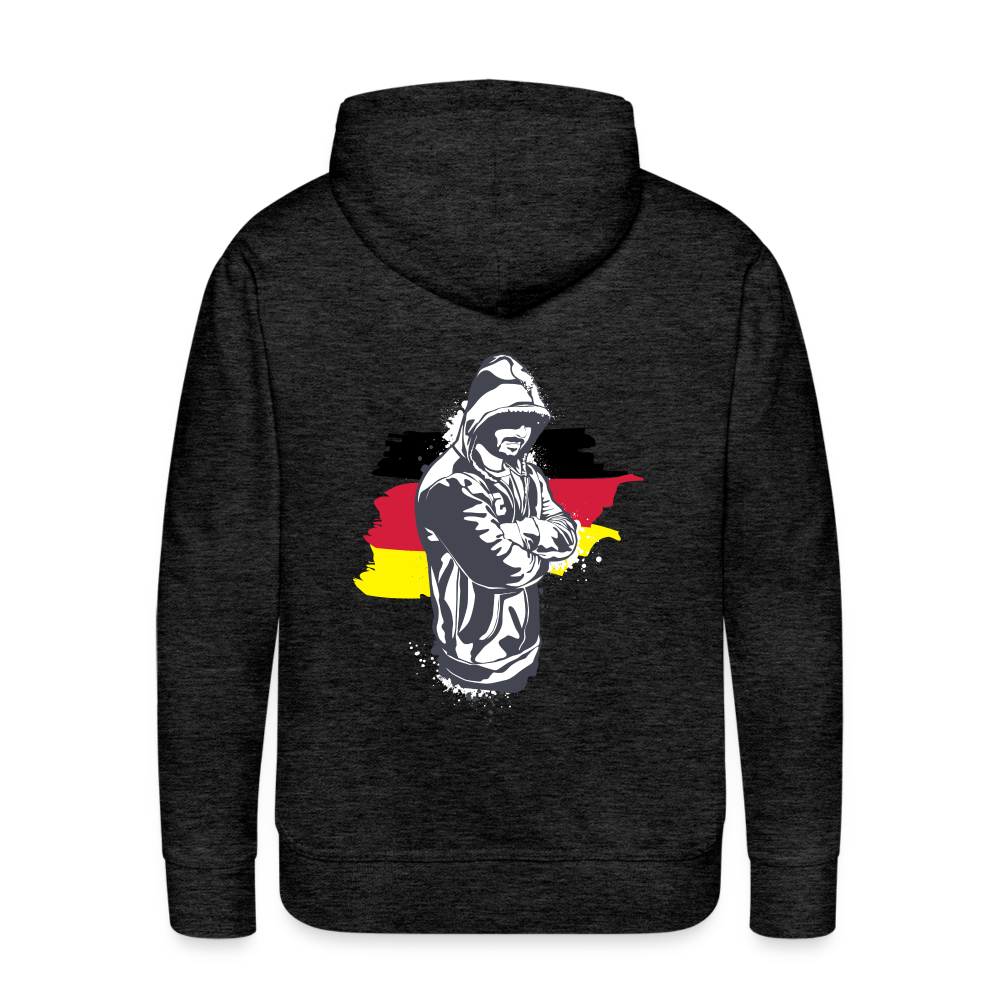 Hoodie Kriminell Hände verschränkt - Anthrazit