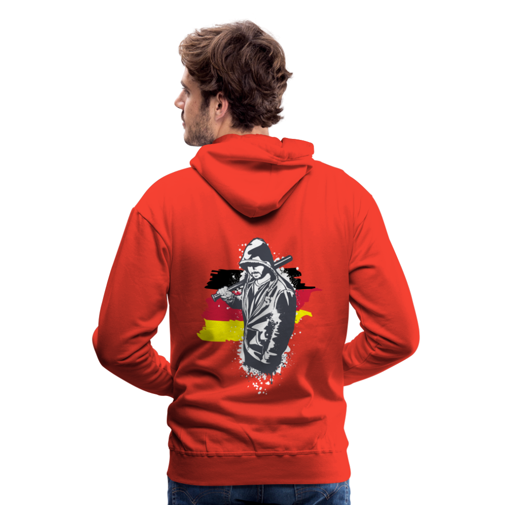 Hoodie Kriminell Baseballschläger - Rot