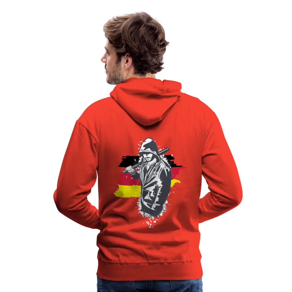 Hoodie Kriminell Baseballschläger - Rot