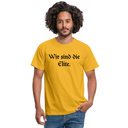 Wir sind die Elite. - Gelb