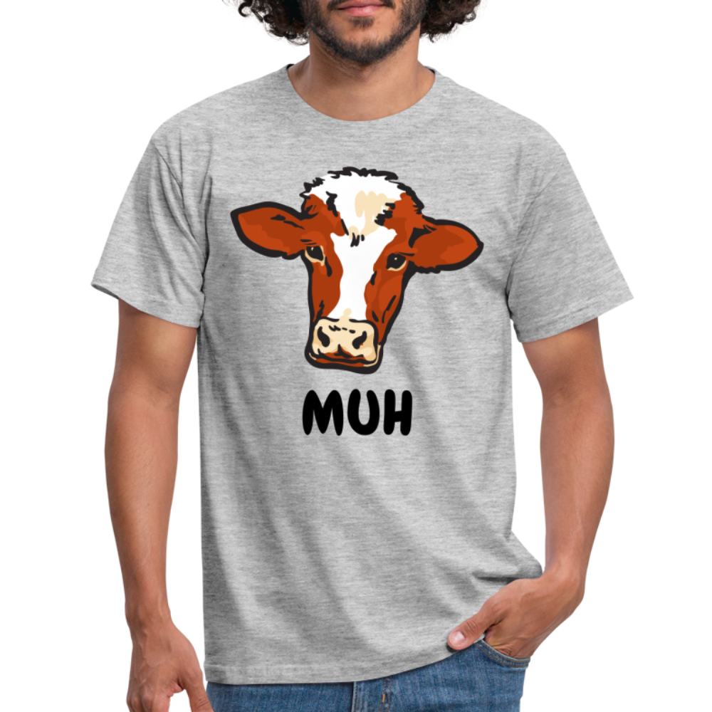 Kuh MUH - Grau meliert