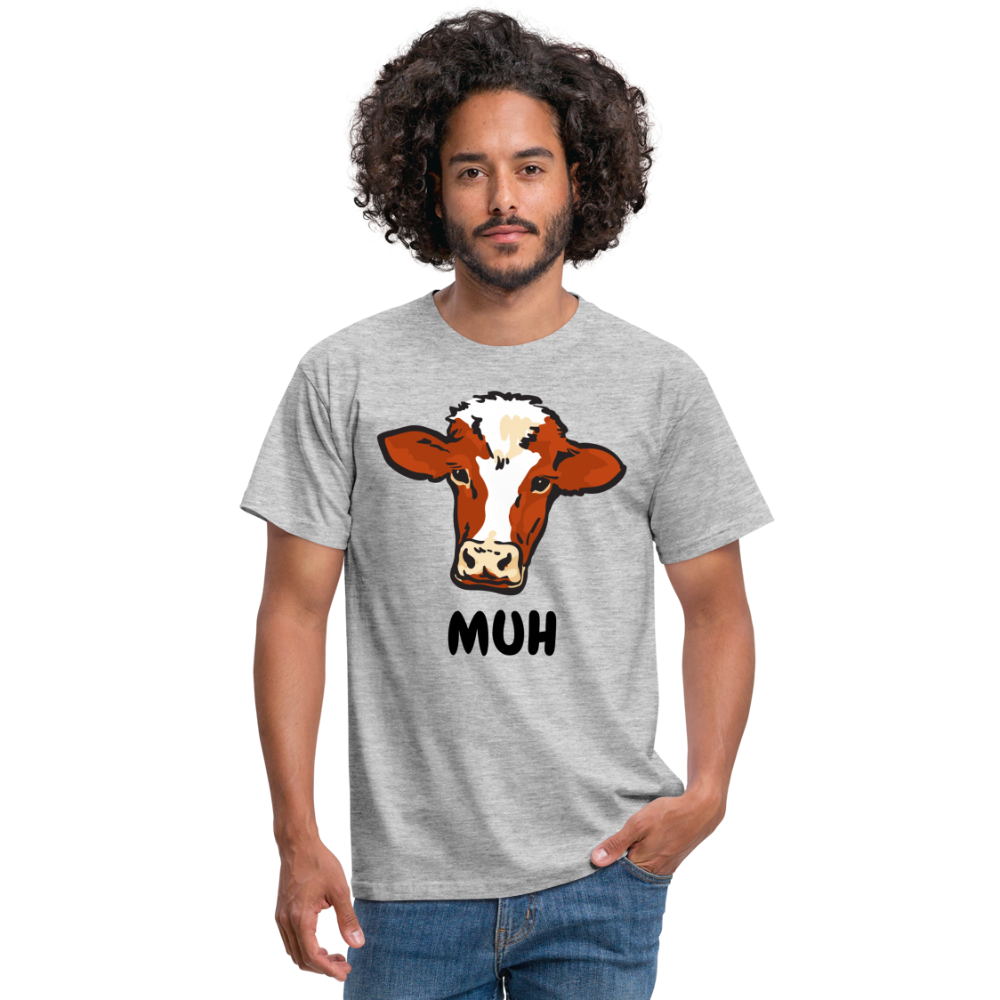 Kuh MUH - Grau meliert