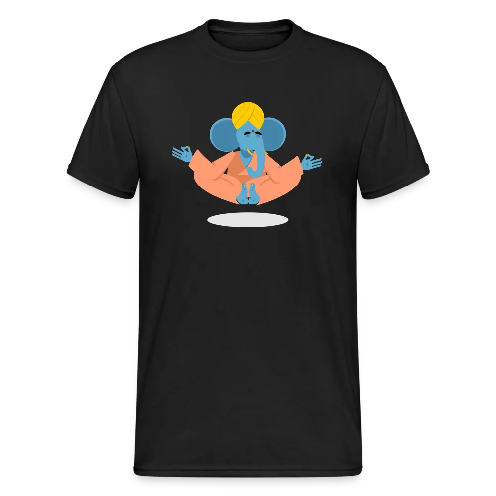 Meditation Elephant - Schwarz