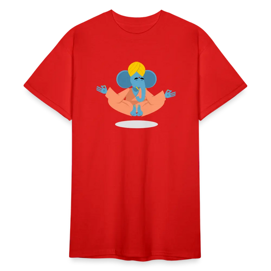 Meditation Elephant - Rot