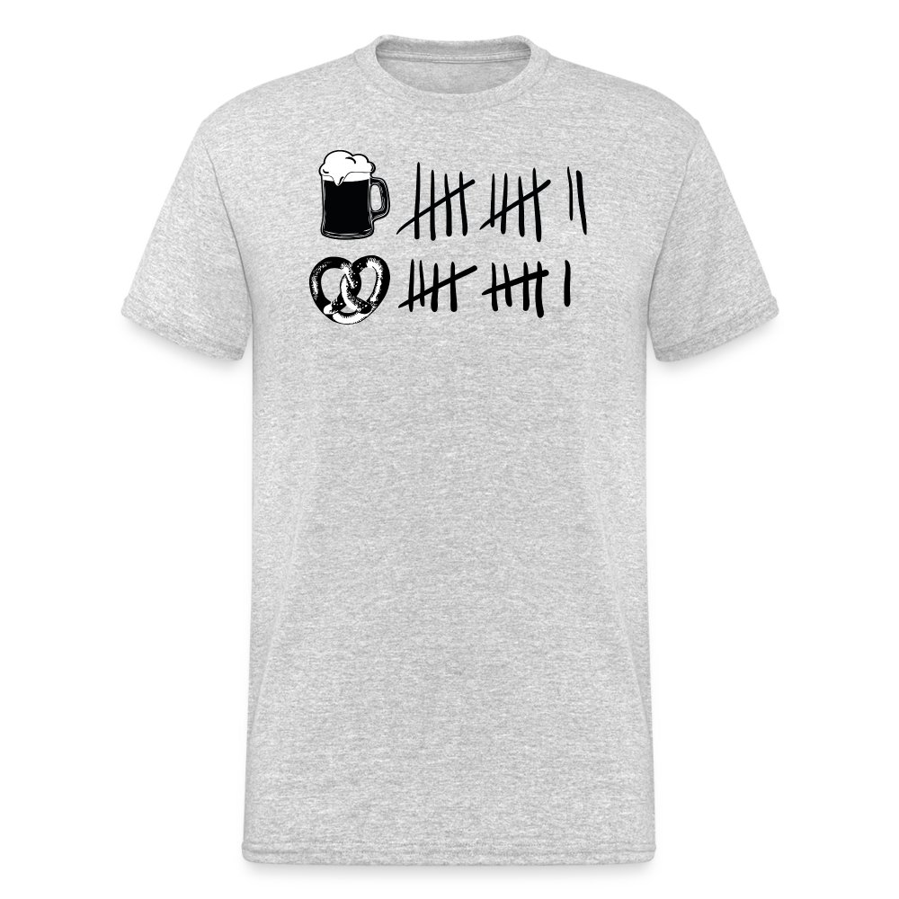 Oktoberfest beer & pretzels - Grau meliert