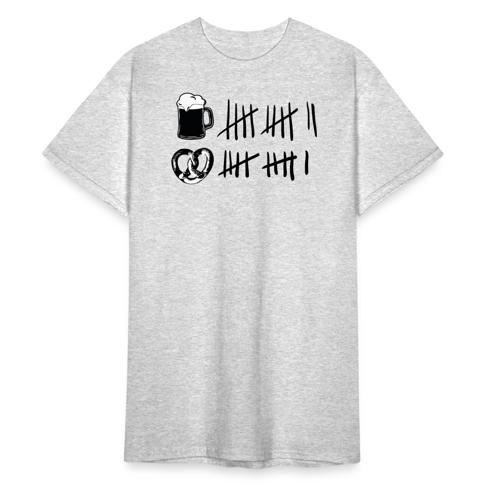 Oktoberfest beer & pretzels - Grau meliert