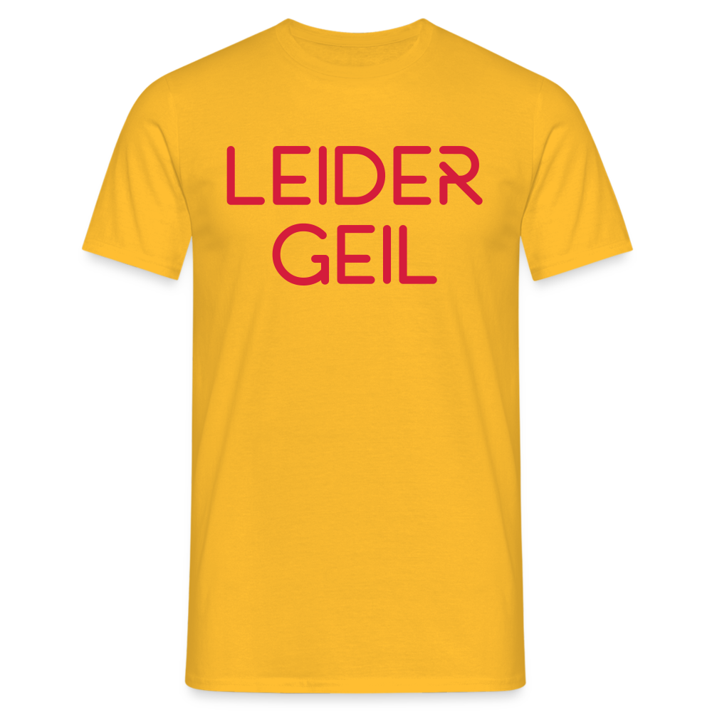 LEIDER GEIL in Rot - Gelb