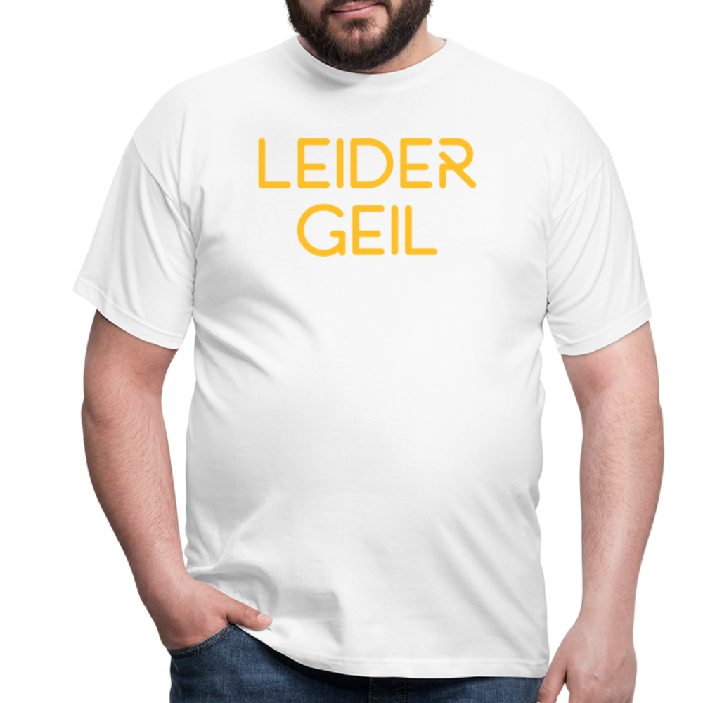 LEIDER GEIL in Gelb - weiß