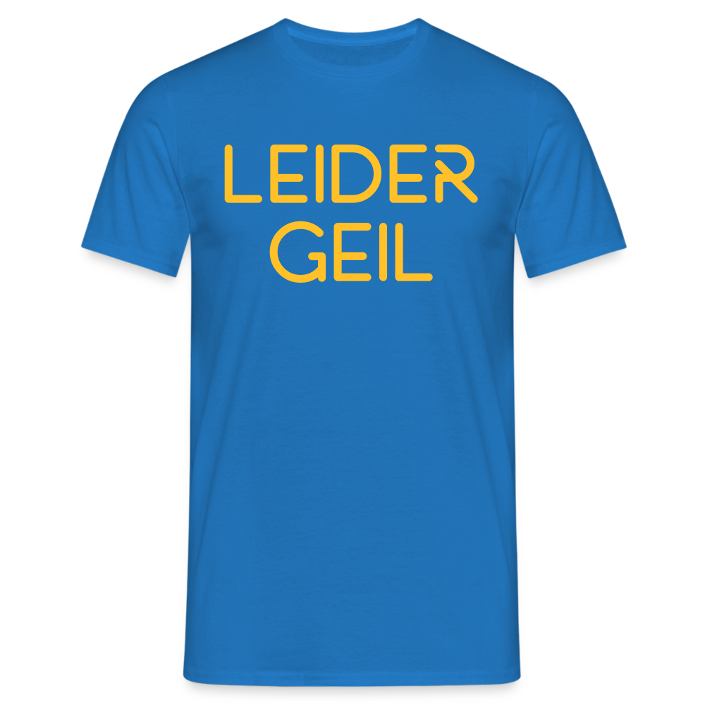 LEIDER GEIL in Gelb - Royalblau