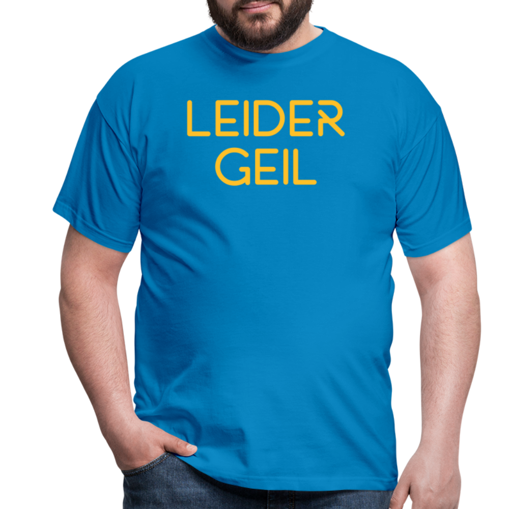 LEIDER GEIL in Gelb - Royalblau