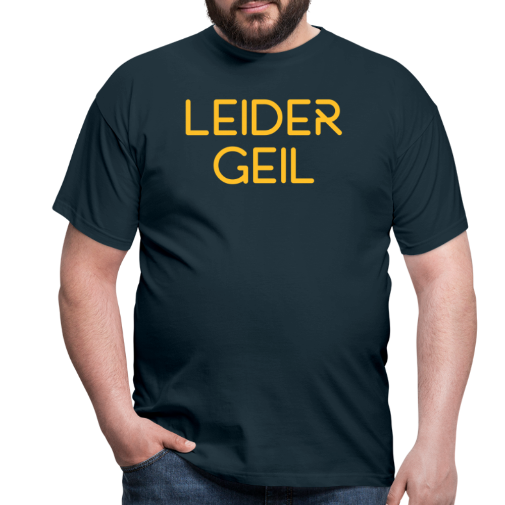 LEIDER GEIL in Gelb - Navy