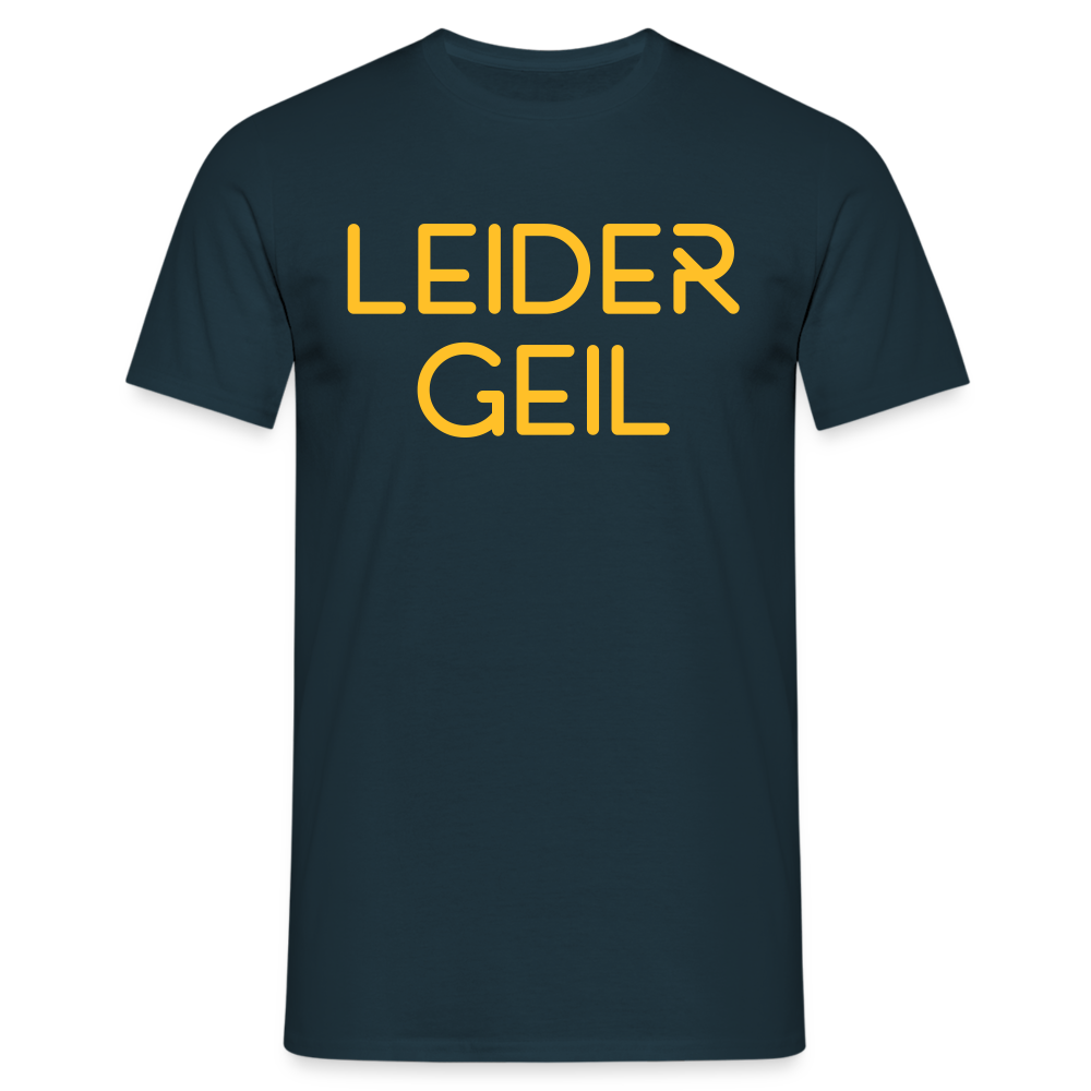 LEIDER GEIL in Gelb - Navy
