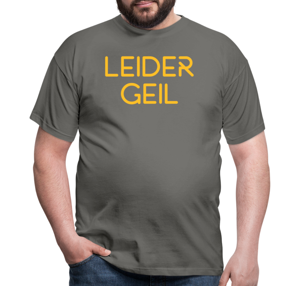 LEIDER GEIL in Gelb - Graphit