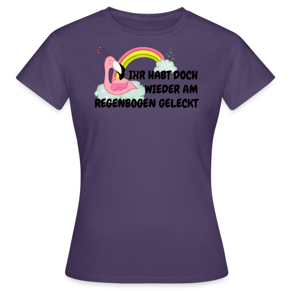 IHR HABT DOCH WIEDER AM REGENBOGEN GELECKT - Dunkellila