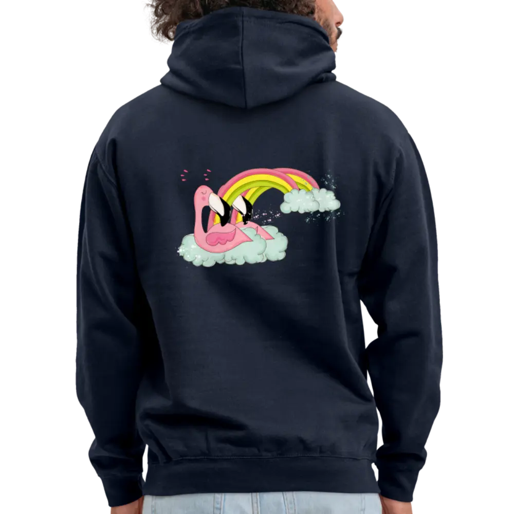 Flamingo Hoodie - Navy