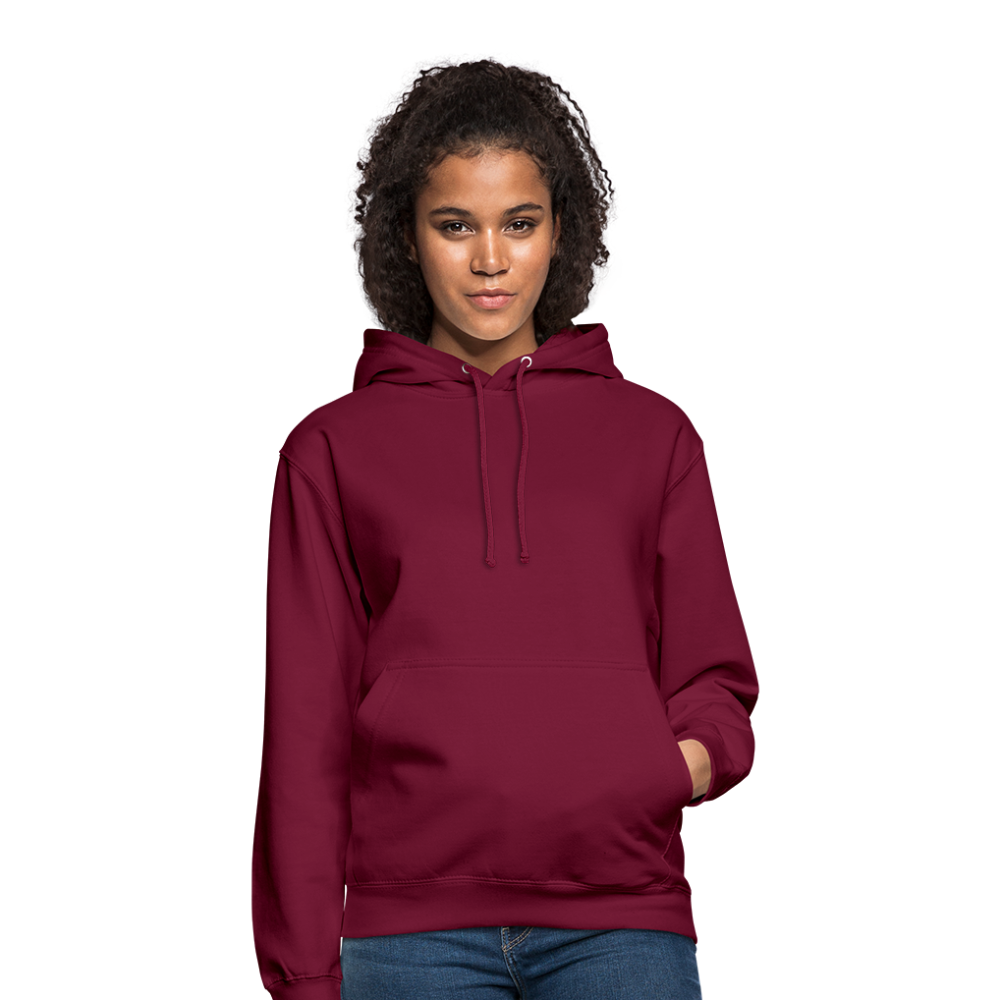 Pferdeliebe Hoodie mit Wunschname vom Pferd - Bordeaux