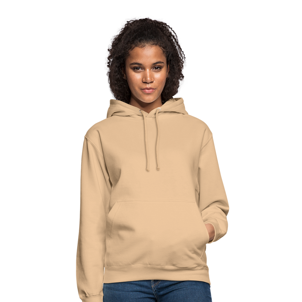 Pferdeliebe Hoodie mit Wunschname vom Pferd - Beige