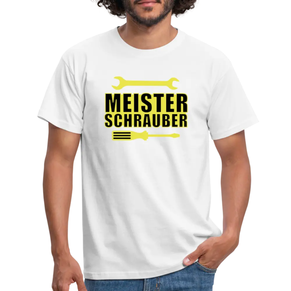 Meister Schrauber - weiß