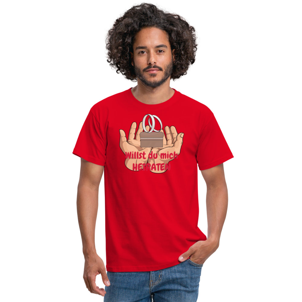 Willst du mich HEIRATEN - Rot