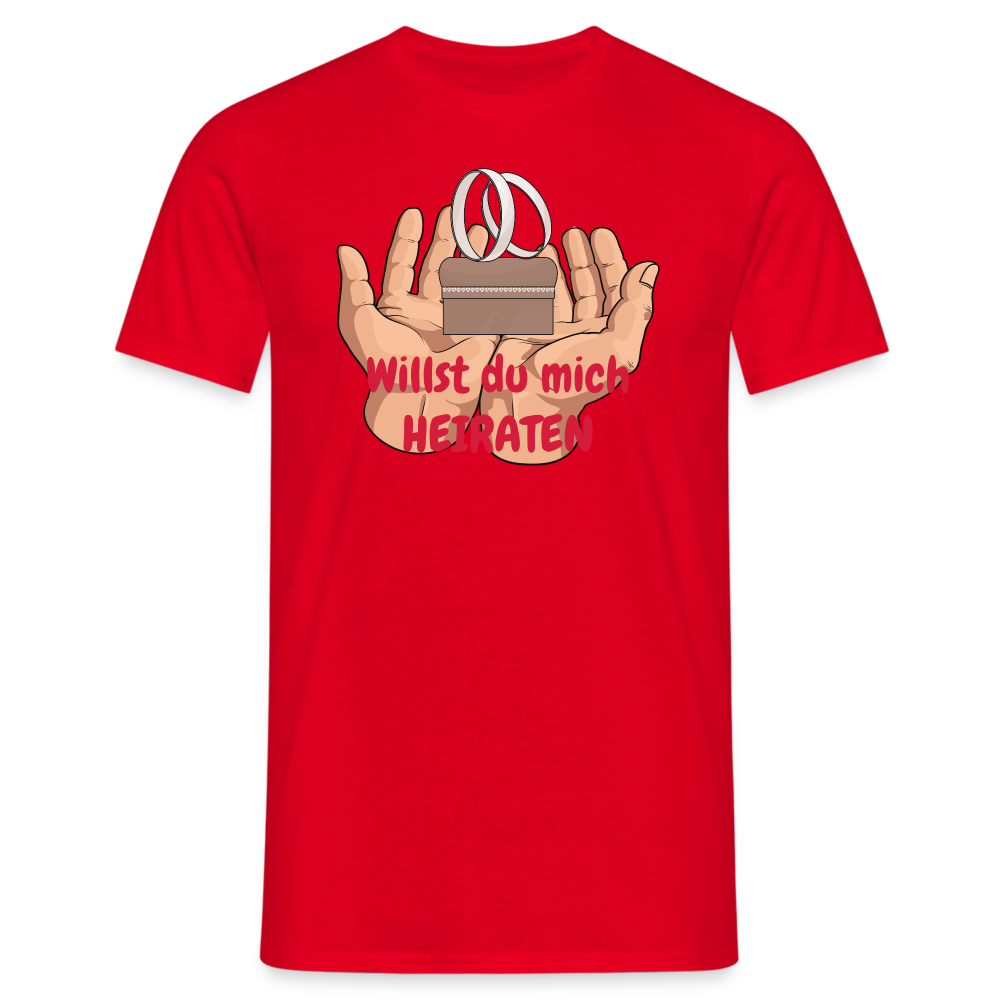 Willst du mich HEIRATEN - Rot