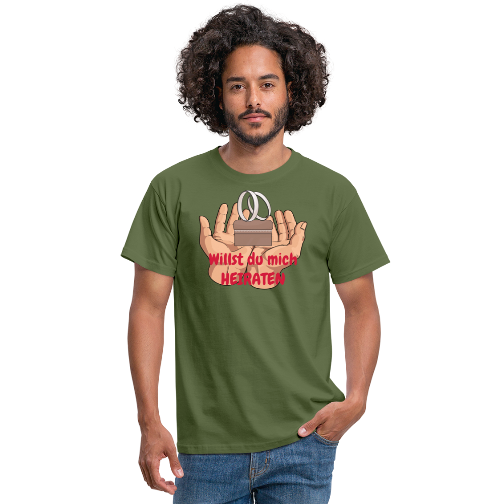 Willst du mich HEIRATEN - Militärgrün