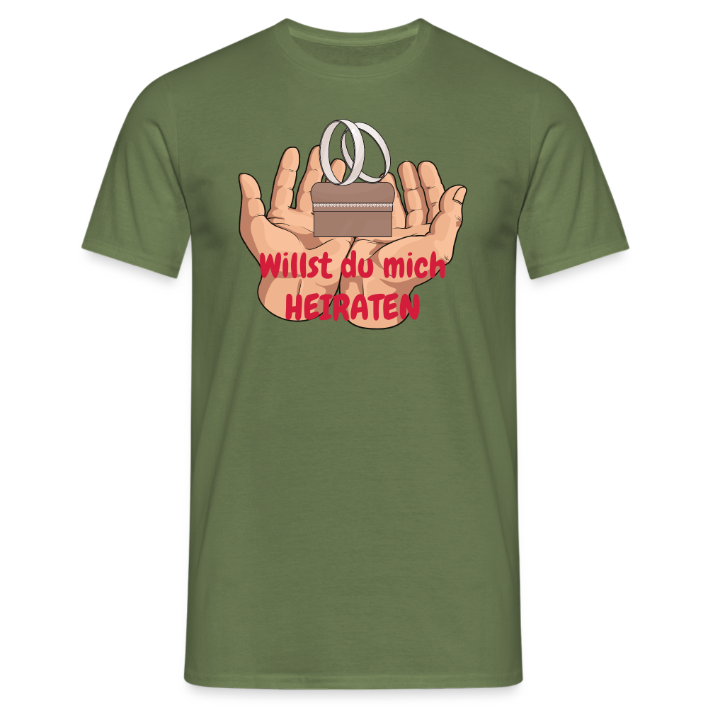 Willst du mich HEIRATEN - Militärgrün