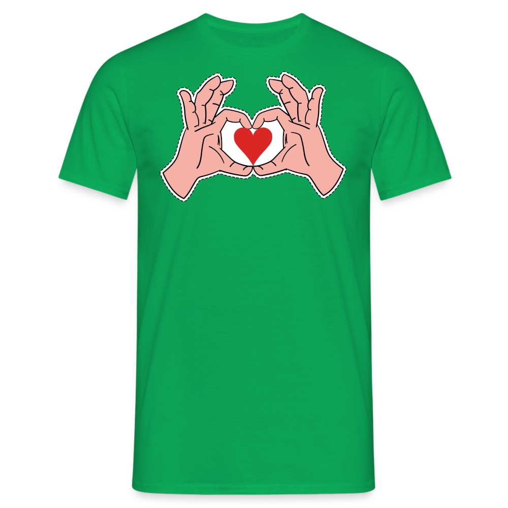 Hand Herz - Kelly Green