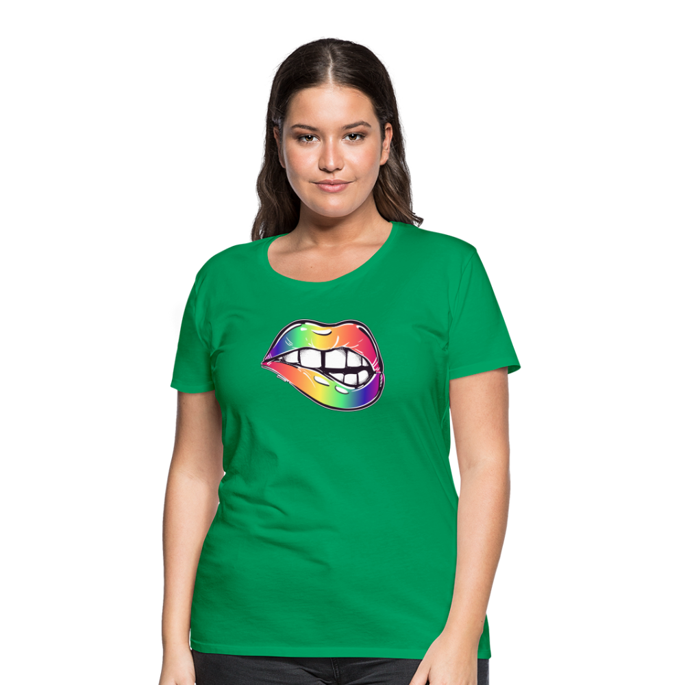 Mund Frauen Tshirts - Kelly Green