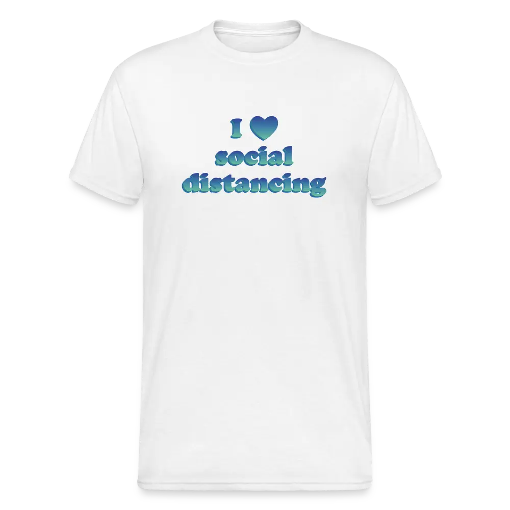 social distancing - weiß