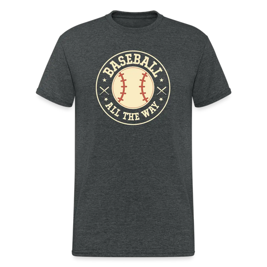 Baseball_All_The_Way - Dunkelgrau meliert