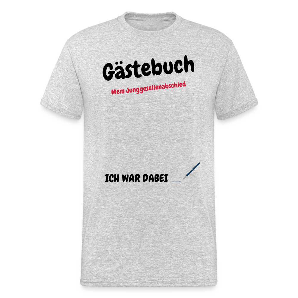 Gästebuch Junggesellenabschied - Grau meliert