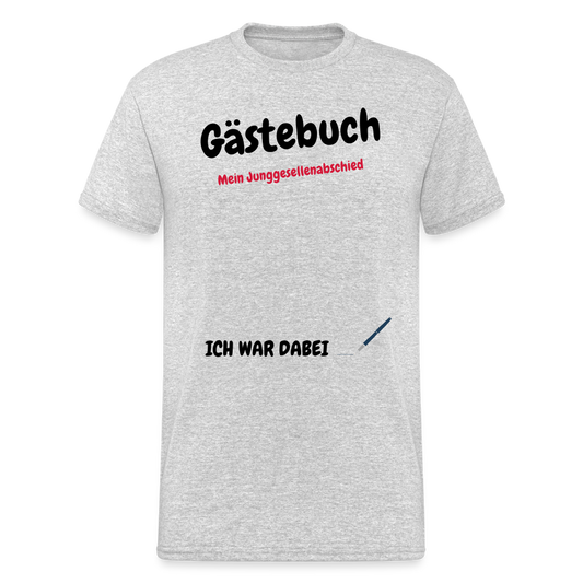 Gästebuch Junggesellenabschied - Grau meliert