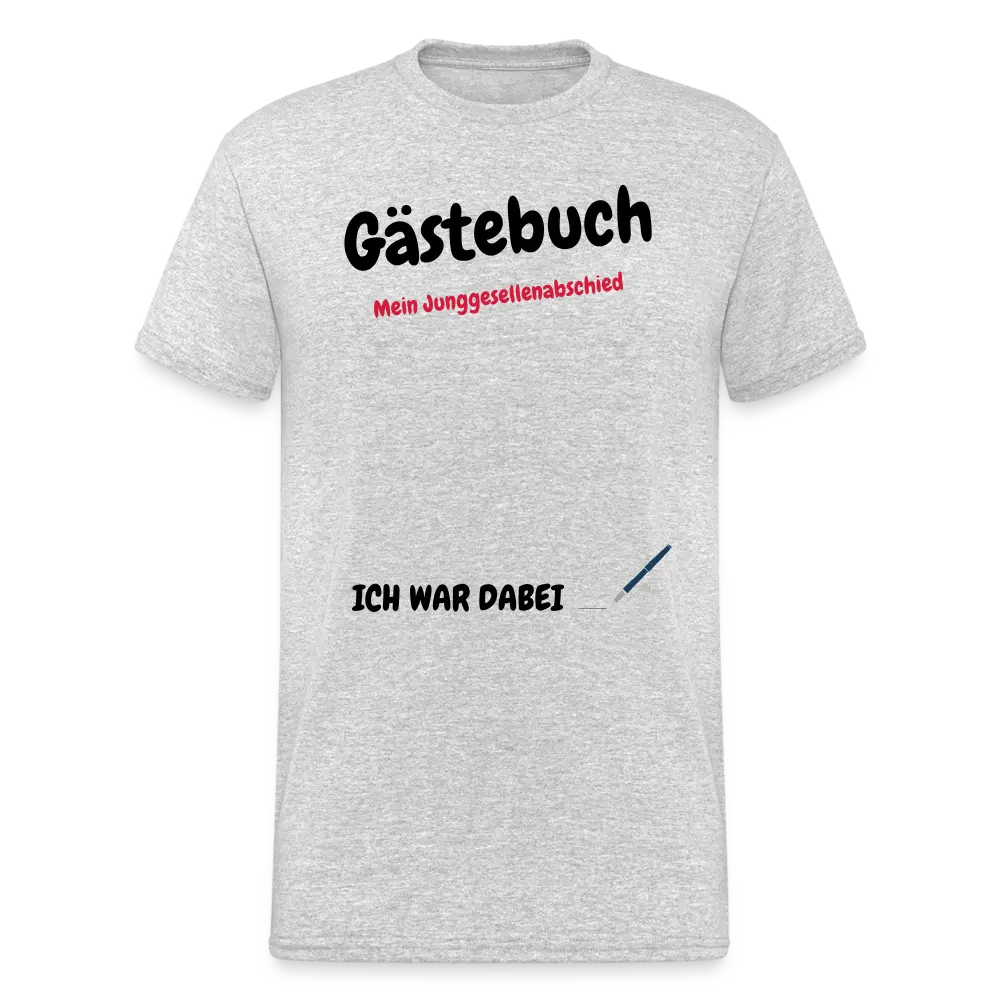 Gästebuch Junggesellenabschied - Grau meliert