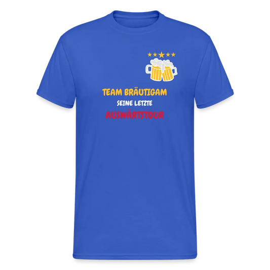 TEAM BRÄUTIGAM SEINE LETZTE AUSWÄRTSTOUR - Königsblau