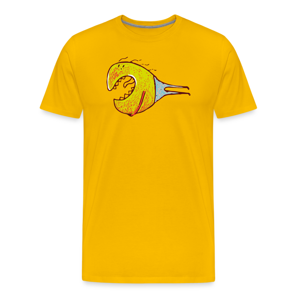 Monster Fisch - Sonnengelb