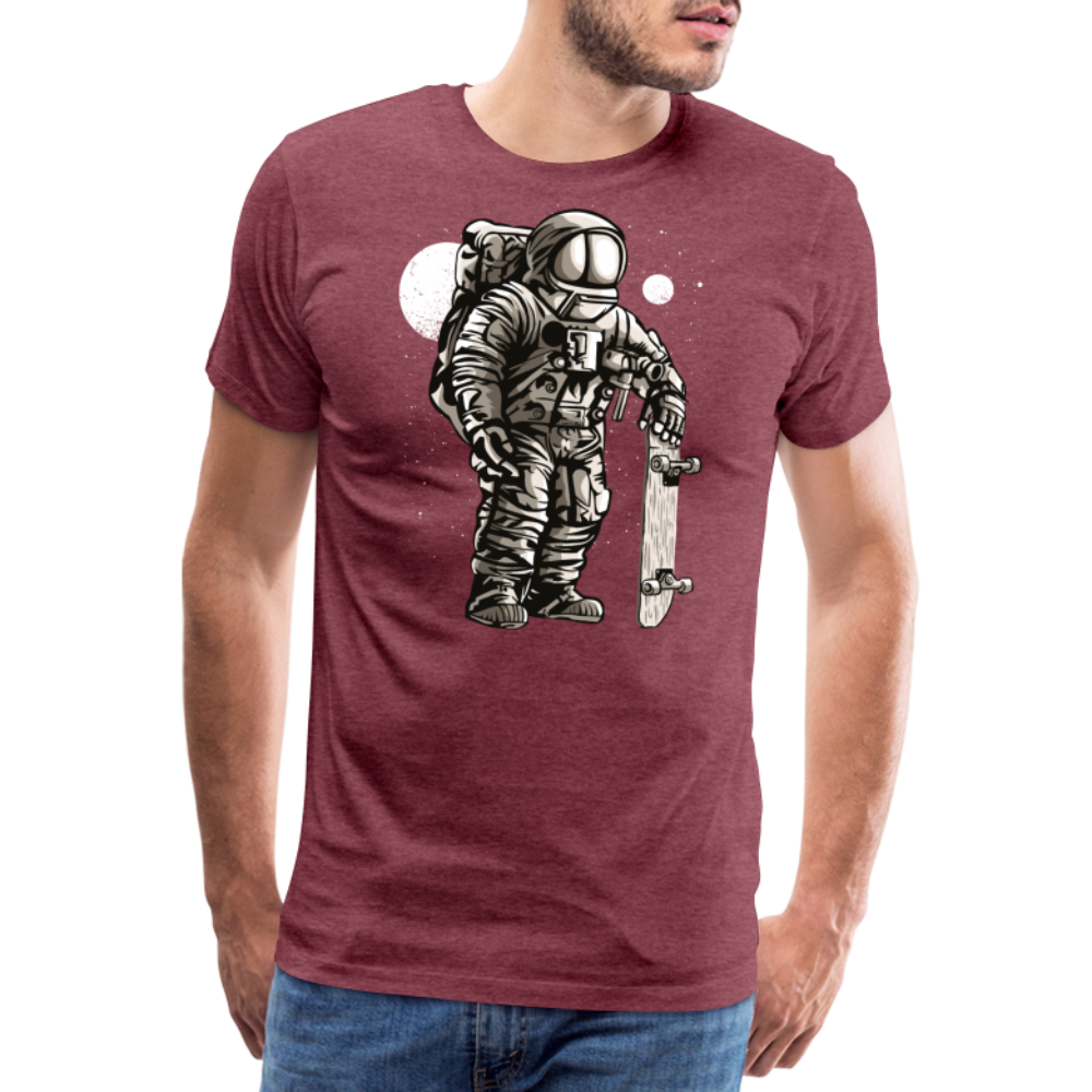Astronaut Skater - Bordeauxrot meliert