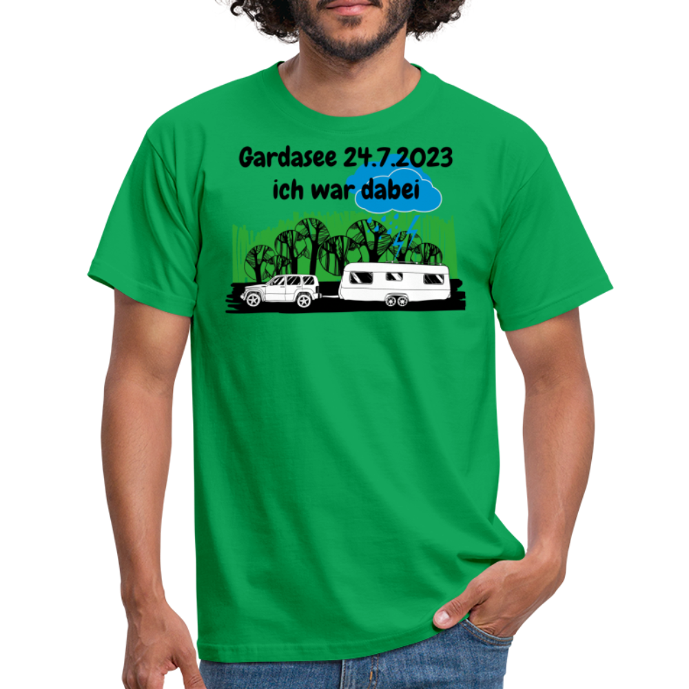 Gardasee 24.7.2023 ich war dabei Wohnwagen mit Auto - Kelly Green