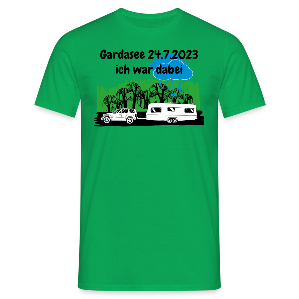 Gardasee 24.7.2023 ich war dabei Wohnwagen mit Auto - Kelly Green